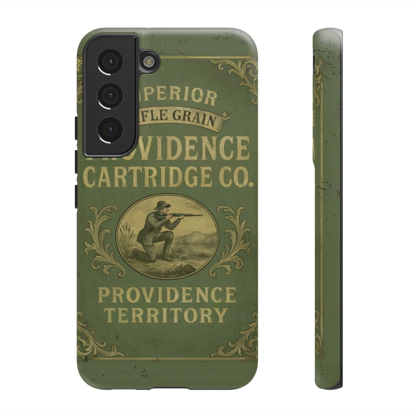 K-Factor Supply Co Providence Rifle Powder Tough Android Case Samsung Galaxy S22 / Matte