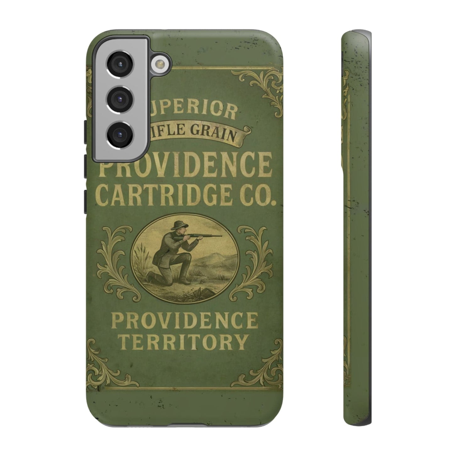 K-Factor Supply Co Providence Rifle Powder Tough Android Case Samsung Galaxy S22 Plus / Matte