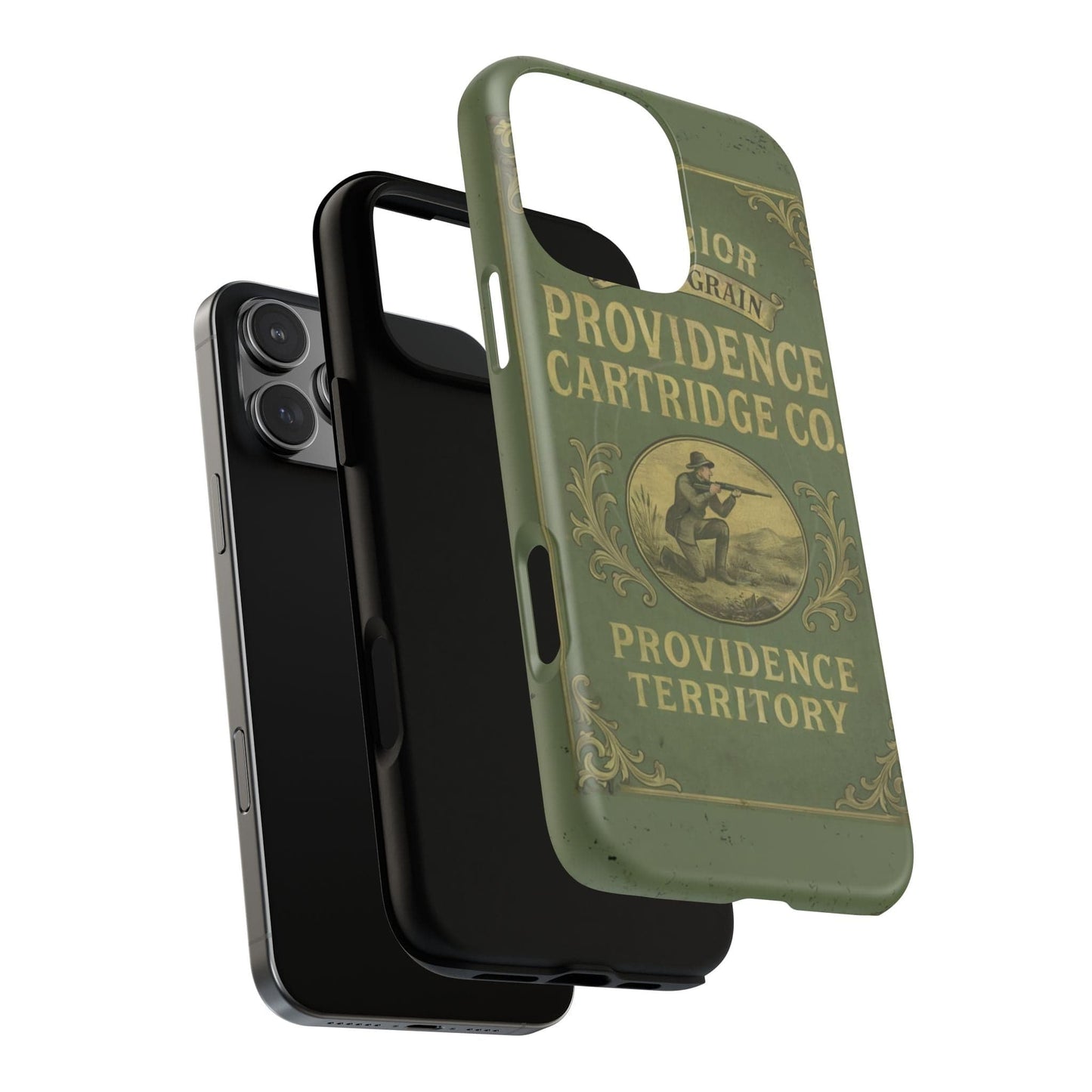 K-Factor Supply Co Providence Rifle Powder Tough Magnetic iPhone Case
