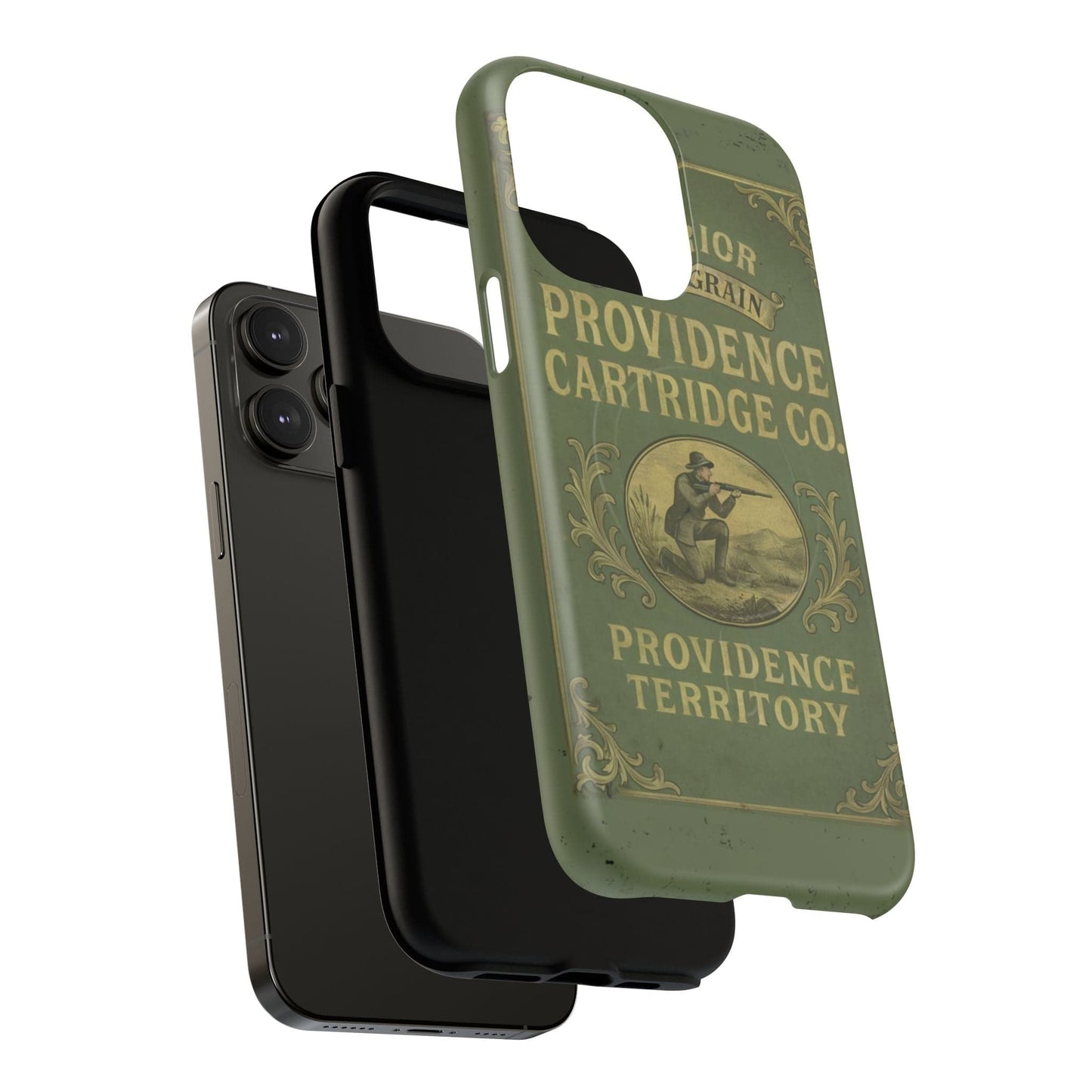 K-Factor Supply Co Providence Rifle Powder Tough Magnetic iPhone Case
