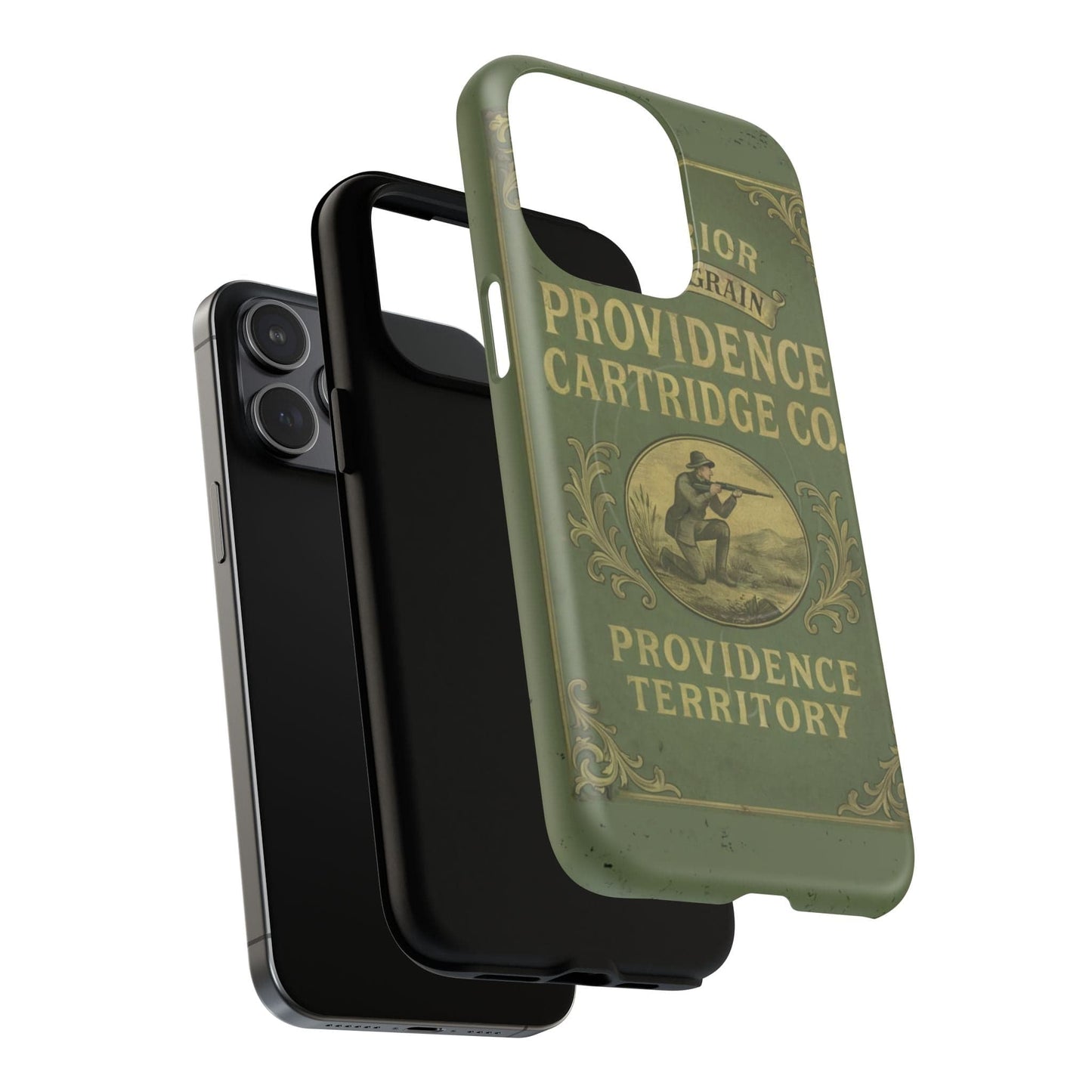 K-Factor Supply Co Providence Rifle Powder Tough Magnetic iPhone Case