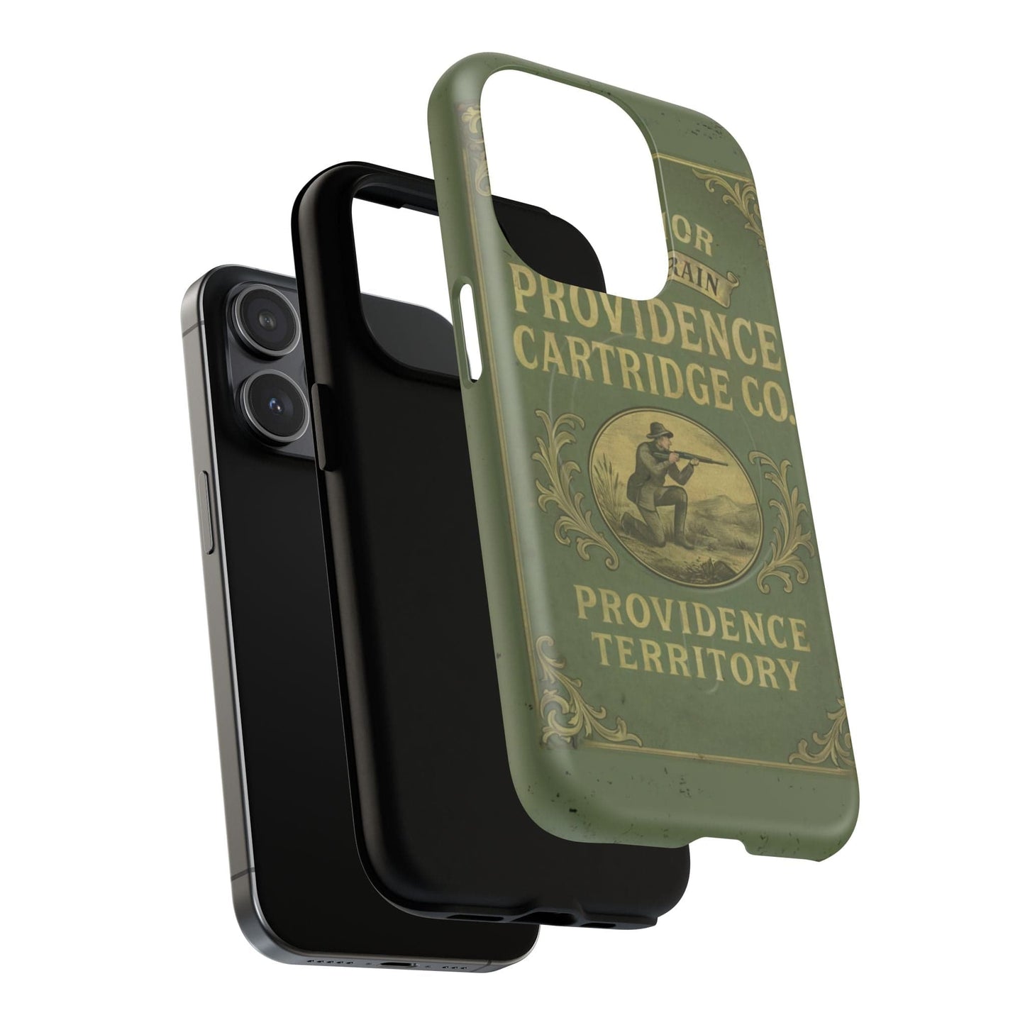K-Factor Supply Co Providence Rifle Powder Tough Magnetic iPhone Case