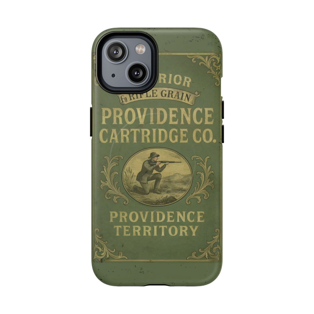 K-Factor Supply Co Providence Rifle Powder Tough Magnetic iPhone Case iPhone 14 / Matte