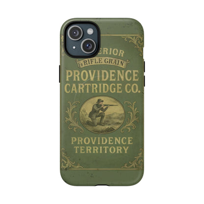 K-Factor Supply Co Providence Rifle Powder Tough Magnetic iPhone Case iPhone 15 Plus