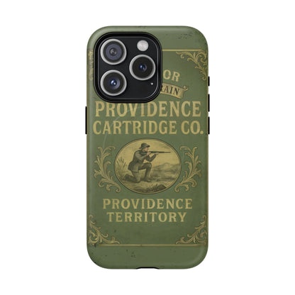 K-Factor Supply Co Providence Rifle Powder Tough Magnetic iPhone Case iPhone 15 Pro / Matte