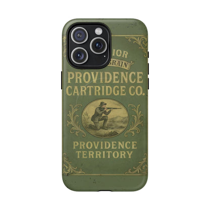 K-Factor Supply Co Providence Rifle Powder Tough Magnetic iPhone Case iPhone 15 Pro Max