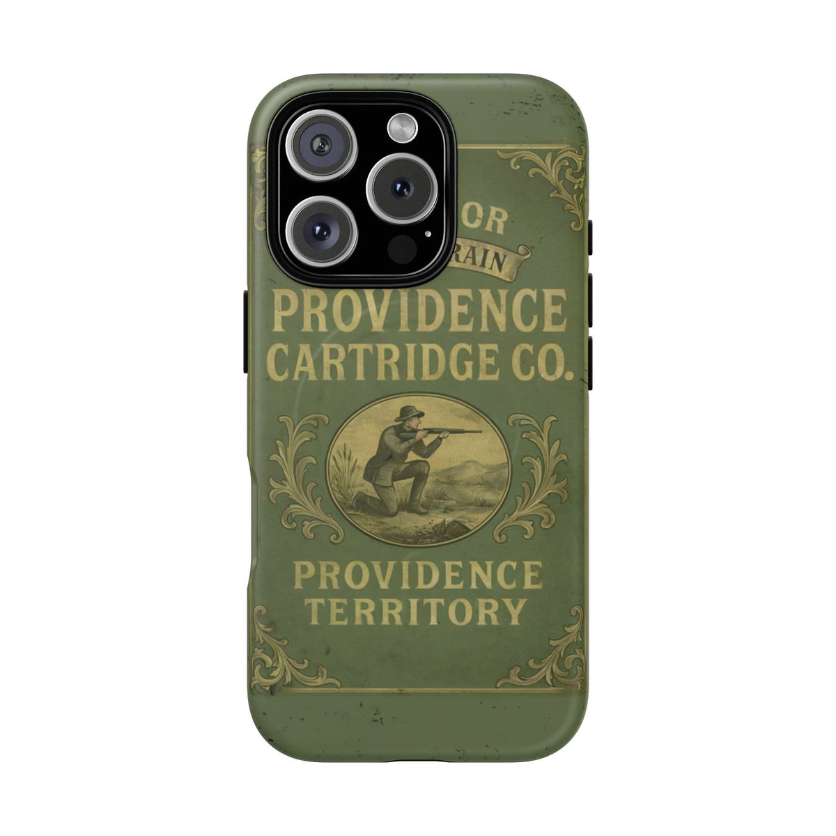 K-Factor Supply Co Providence Rifle Powder Tough Magnetic iPhone Case iPhone 16 Pro / Matte