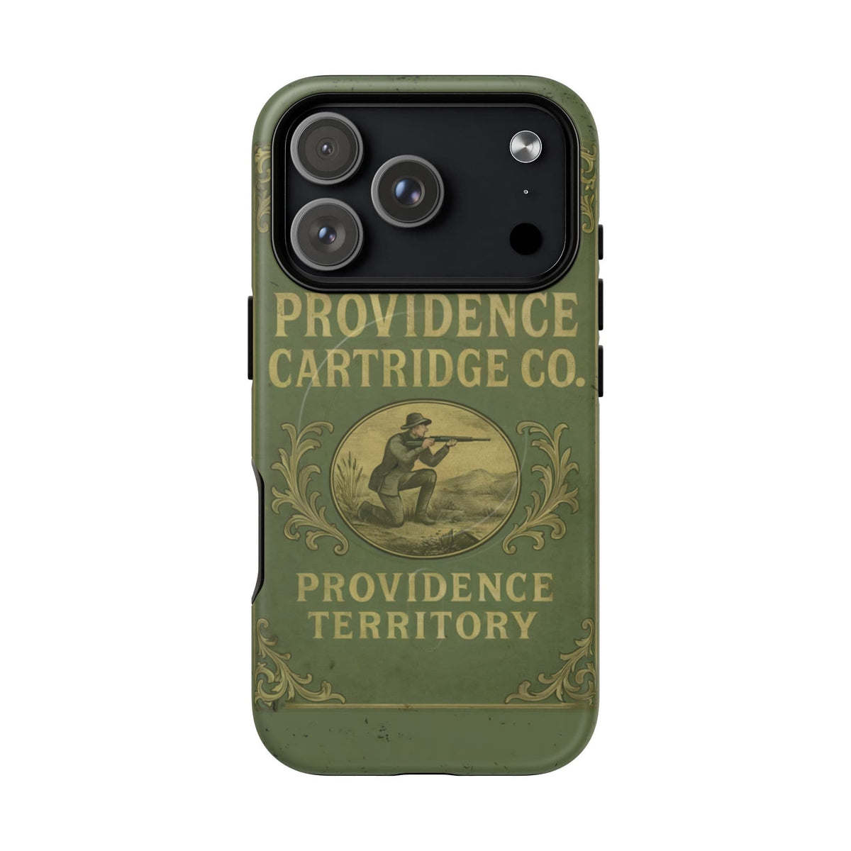 K-Factor Supply Co Providence Rifle Powder Tough Magnetic iPhone Case iPhone 18 Pro / Matte