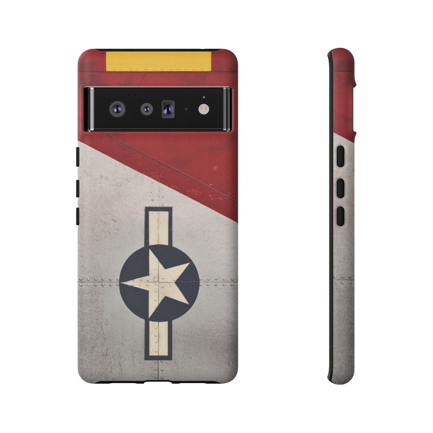 K-Factor Supply Co Red Tail Tough Android Case Google Pixel 6 Pro / Matte