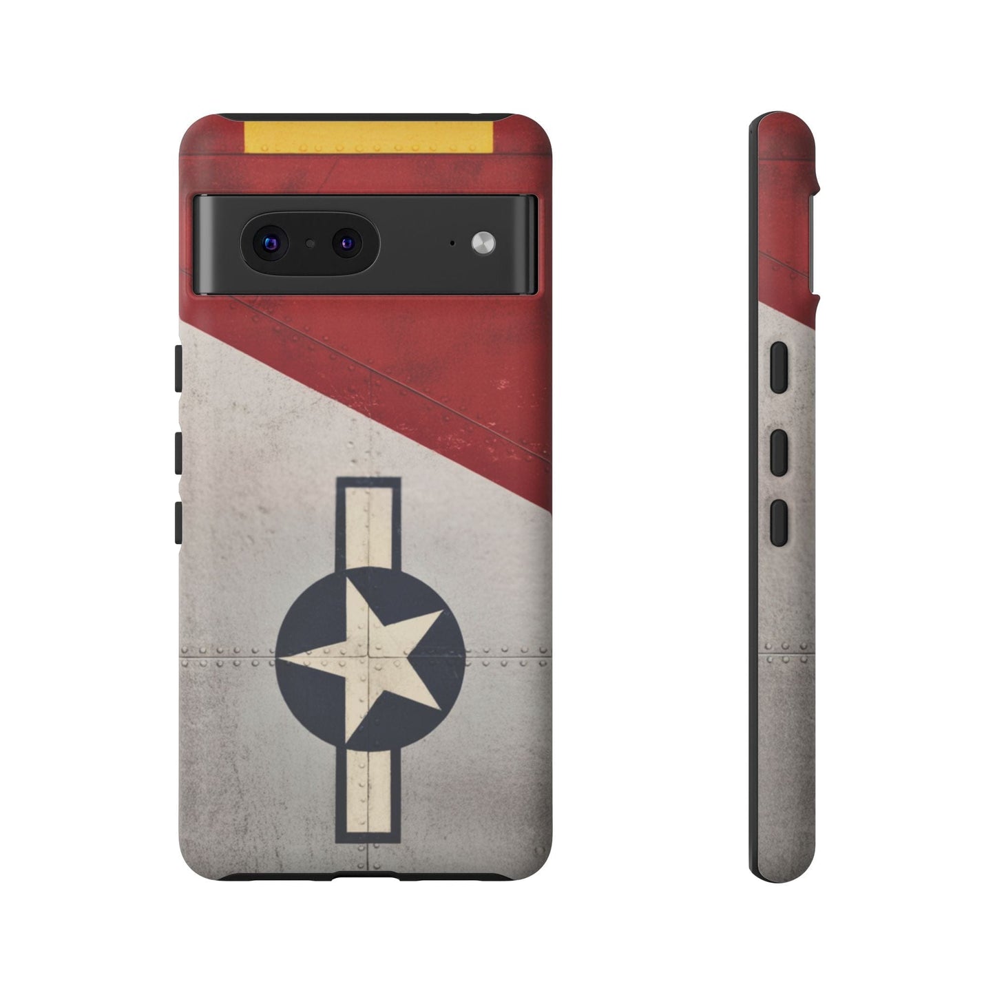K-Factor Supply Co Red Tail Tough Android Case Google Pixel 7 / Matte