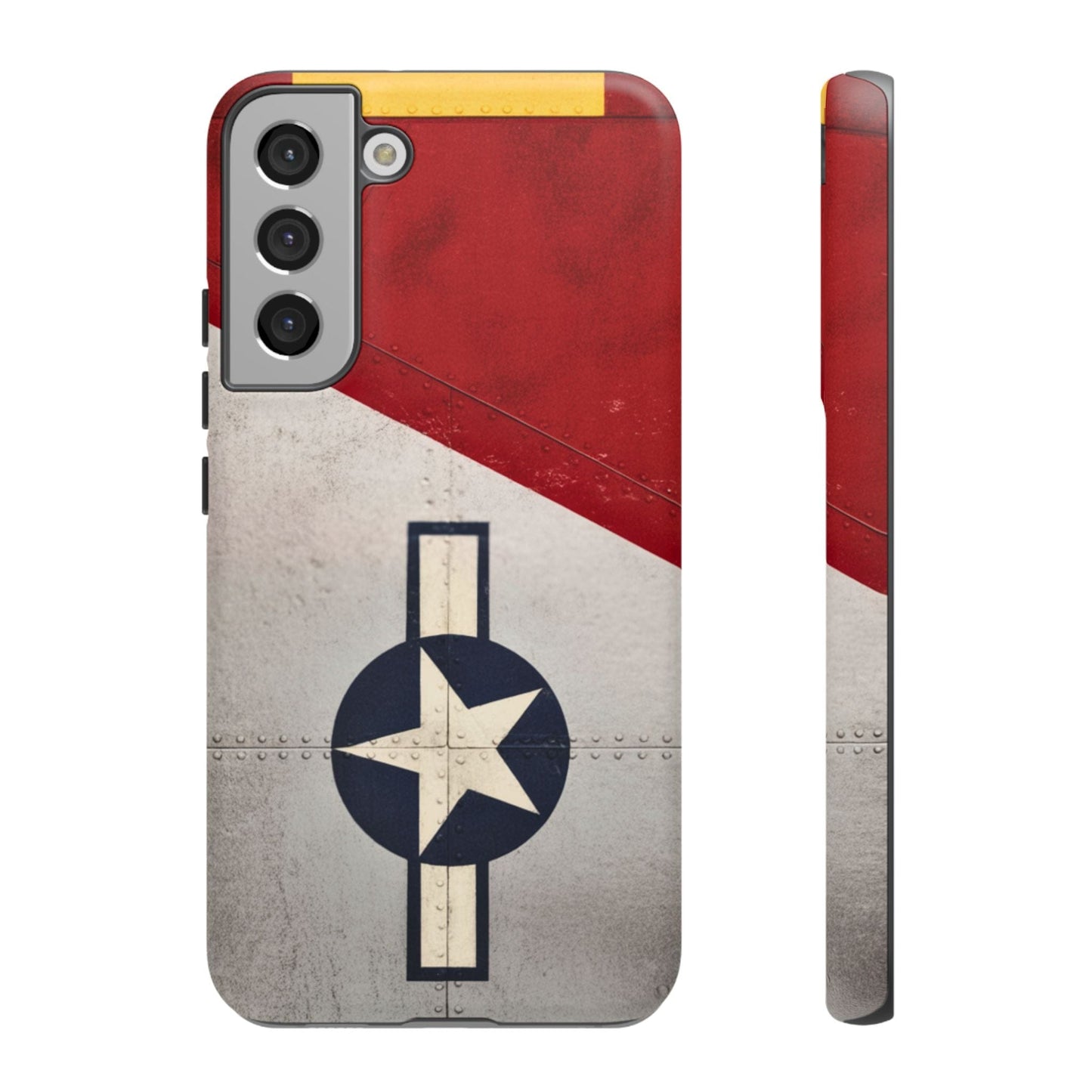 K-Factor Supply Co Red Tail Tough Android Case Samsung Galaxy S22 Plus / Matte