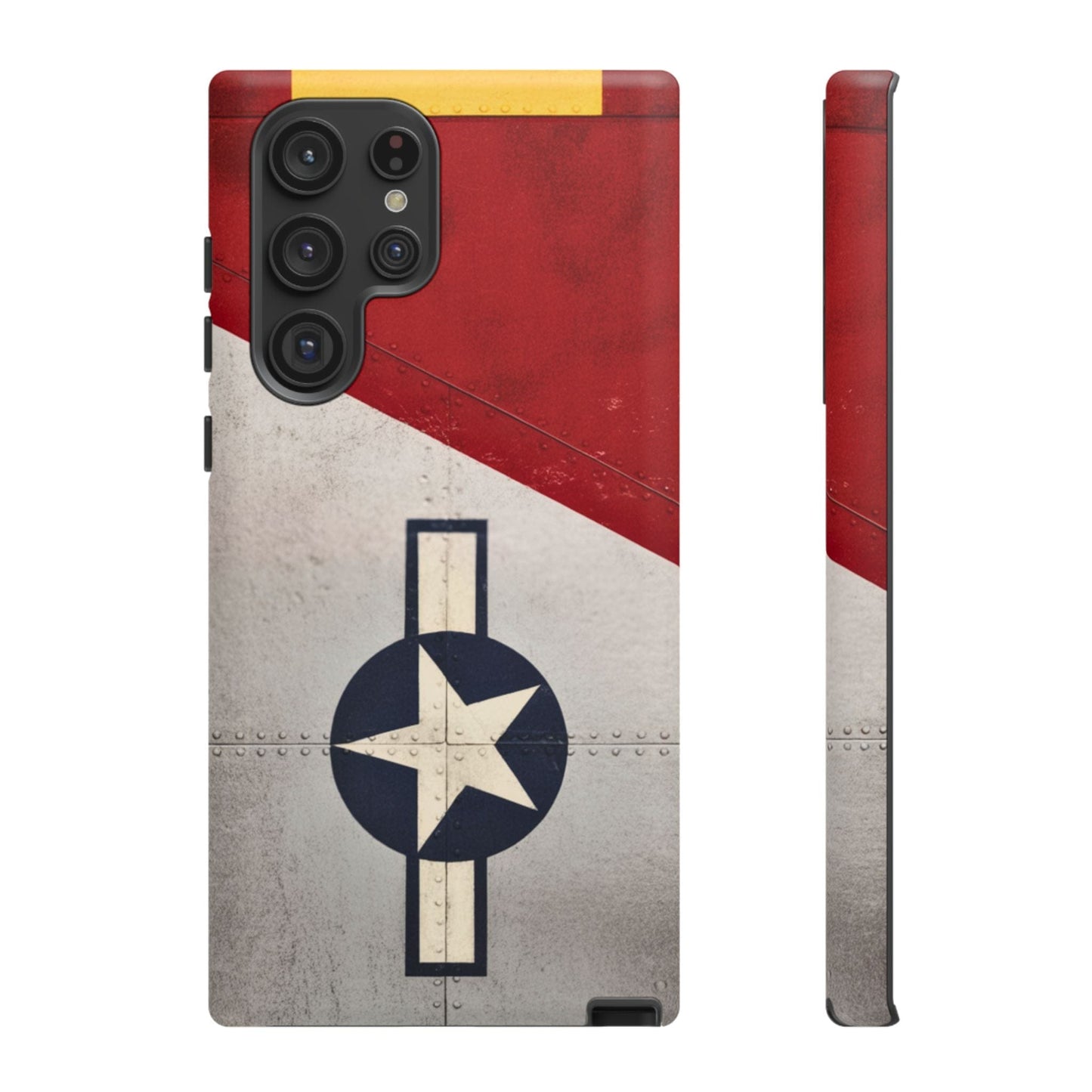 K-Factor Supply Co Red Tail Tough Android Case Samsung Galaxy S22 Ultra / Matte