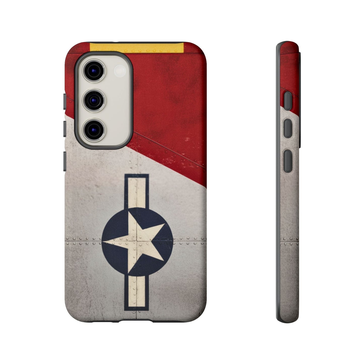 K-Factor Supply Co Red Tail Tough Android Case Samsung Galaxy S23 / Matte