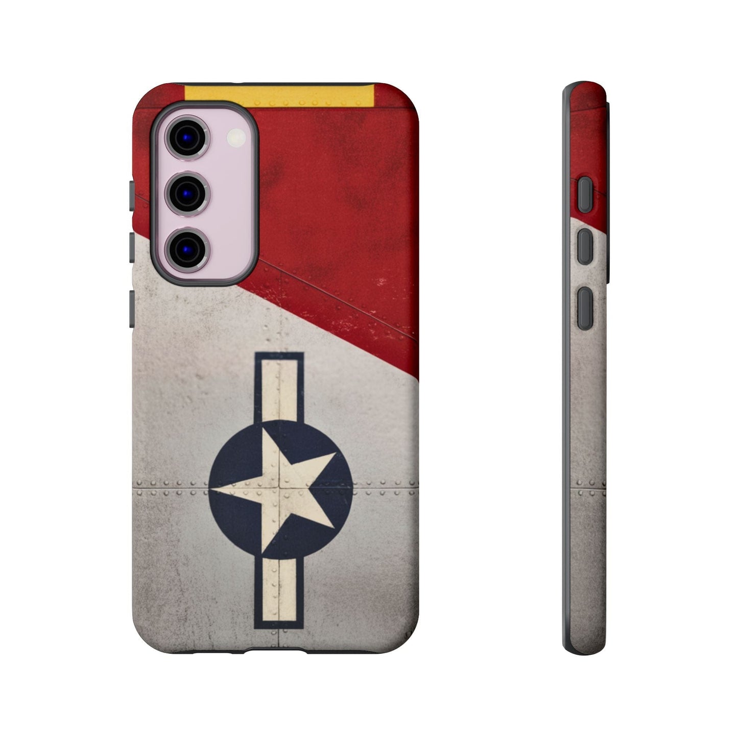 K-Factor Supply Co Red Tail Tough Android Case Samsung Galaxy S23 Plus / Matte
