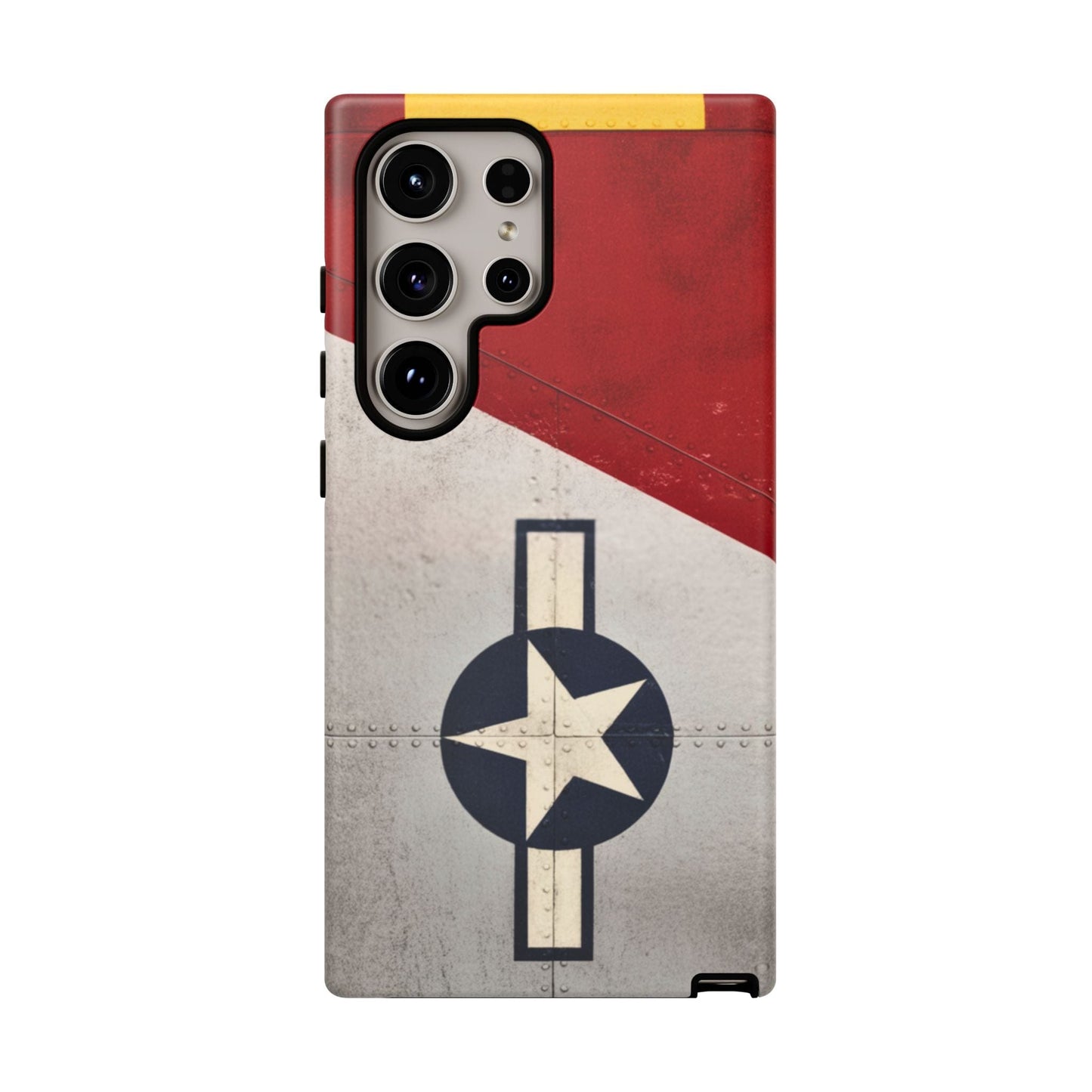 K-Factor Supply Co Red Tail Tough Android Case Samsung Galaxy S24 Ultra / Matte