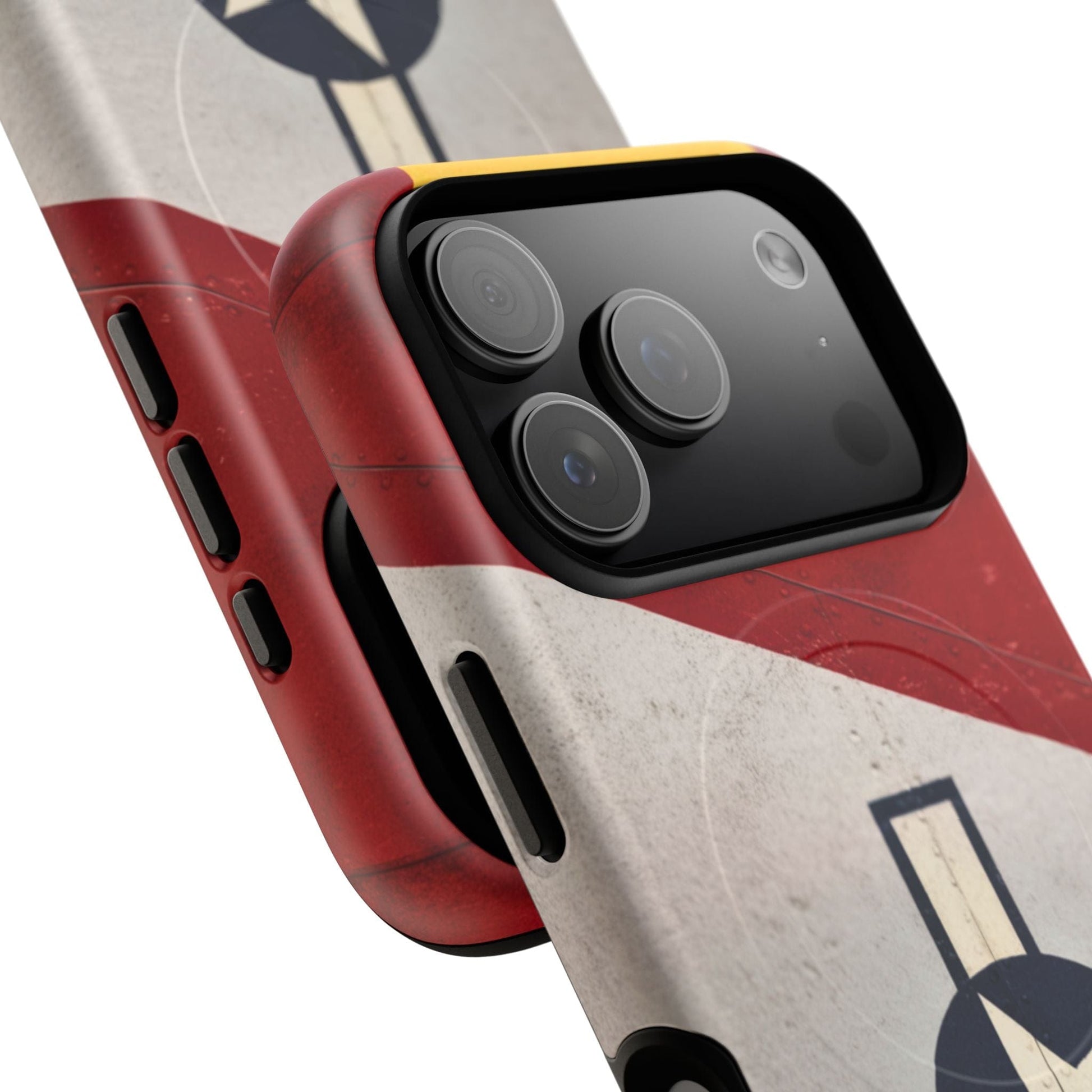 K-Factor Supply Co Red Tail Tough Magnetic iPhone Case