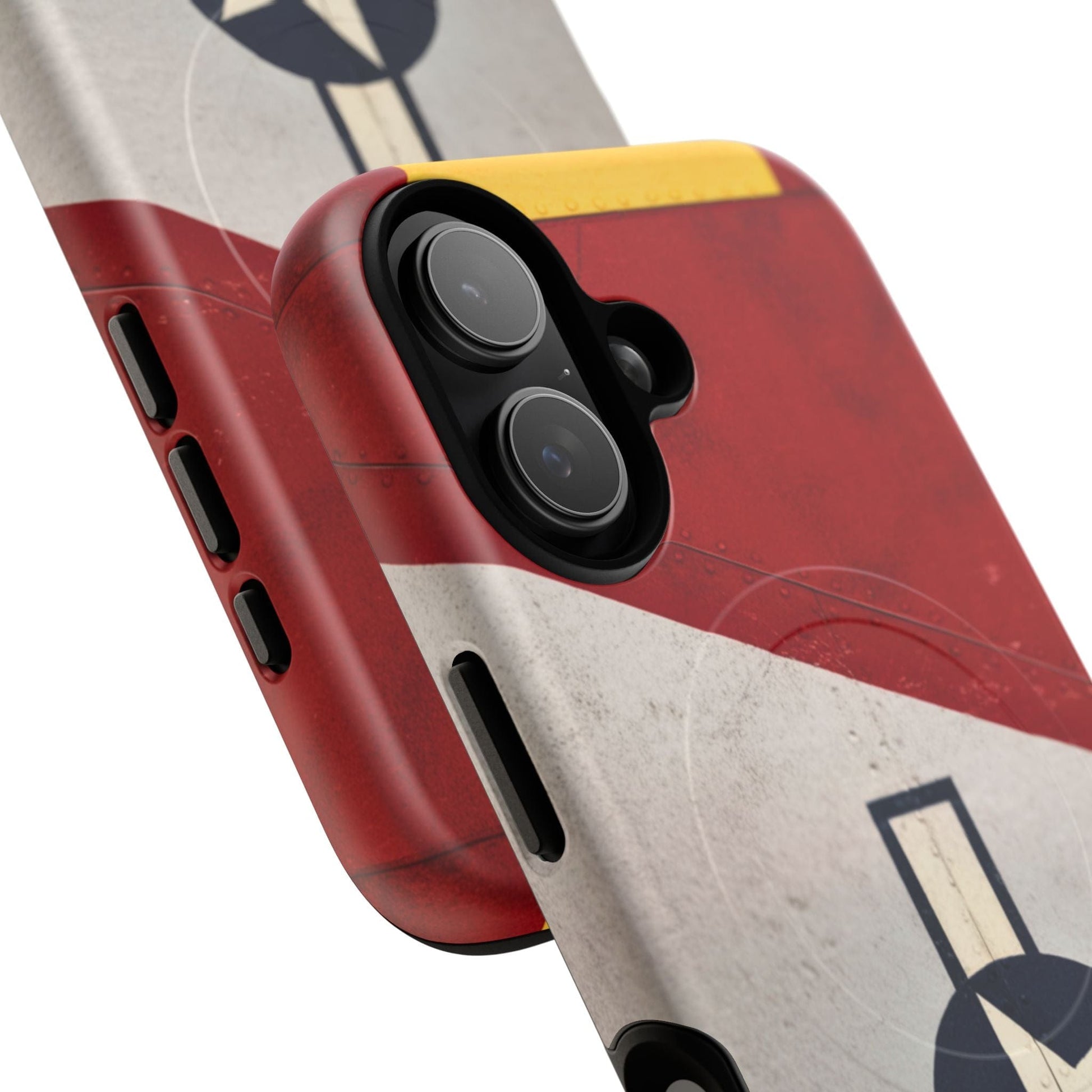 K-Factor Supply Co Red Tail Tough Magnetic iPhone Case