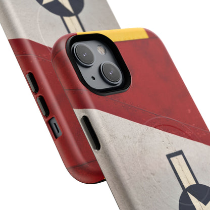 K-Factor Supply Co Red Tail Tough Magnetic iPhone Case