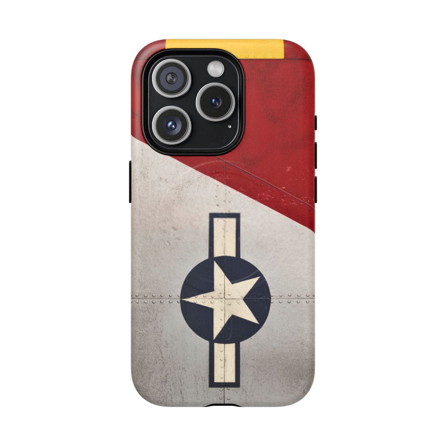 K-Factor Supply Co Red Tail Tough Magnetic iPhone Case iPhone 15 Pro