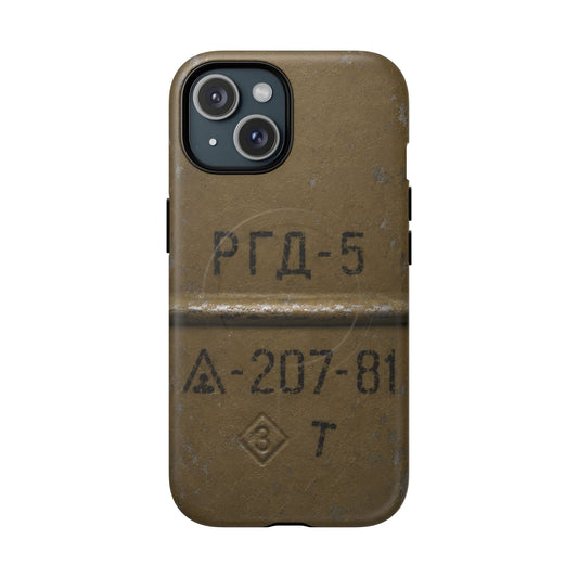 K-Factor Supply Co RGD-5 Grenade Tough Magnetic iPhone Case iPhone 15 / Matte