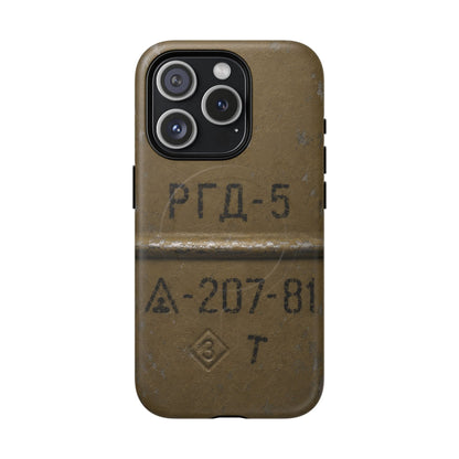 K-Factor Supply Co RGD-5 Grenade Tough Magnetic iPhone Case iPhone 15 Pro / Matte
