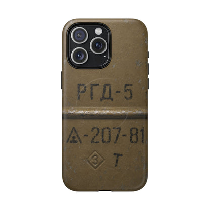 K-Factor Supply Co RGD-5 Grenade Tough Magnetic iPhone Case iPhone 15 Pro Max / Matte