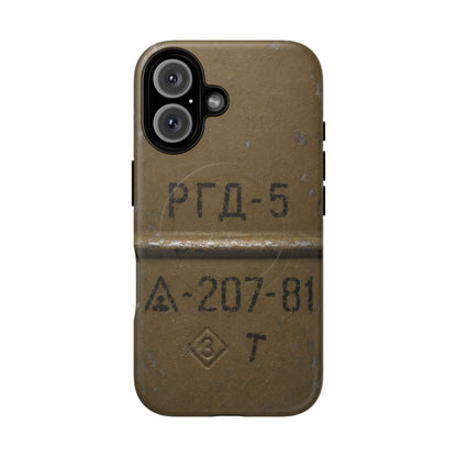 K-Factor Supply Co RGD-5 Grenade Tough Magnetic iPhone Case iPhone 16 / Matte