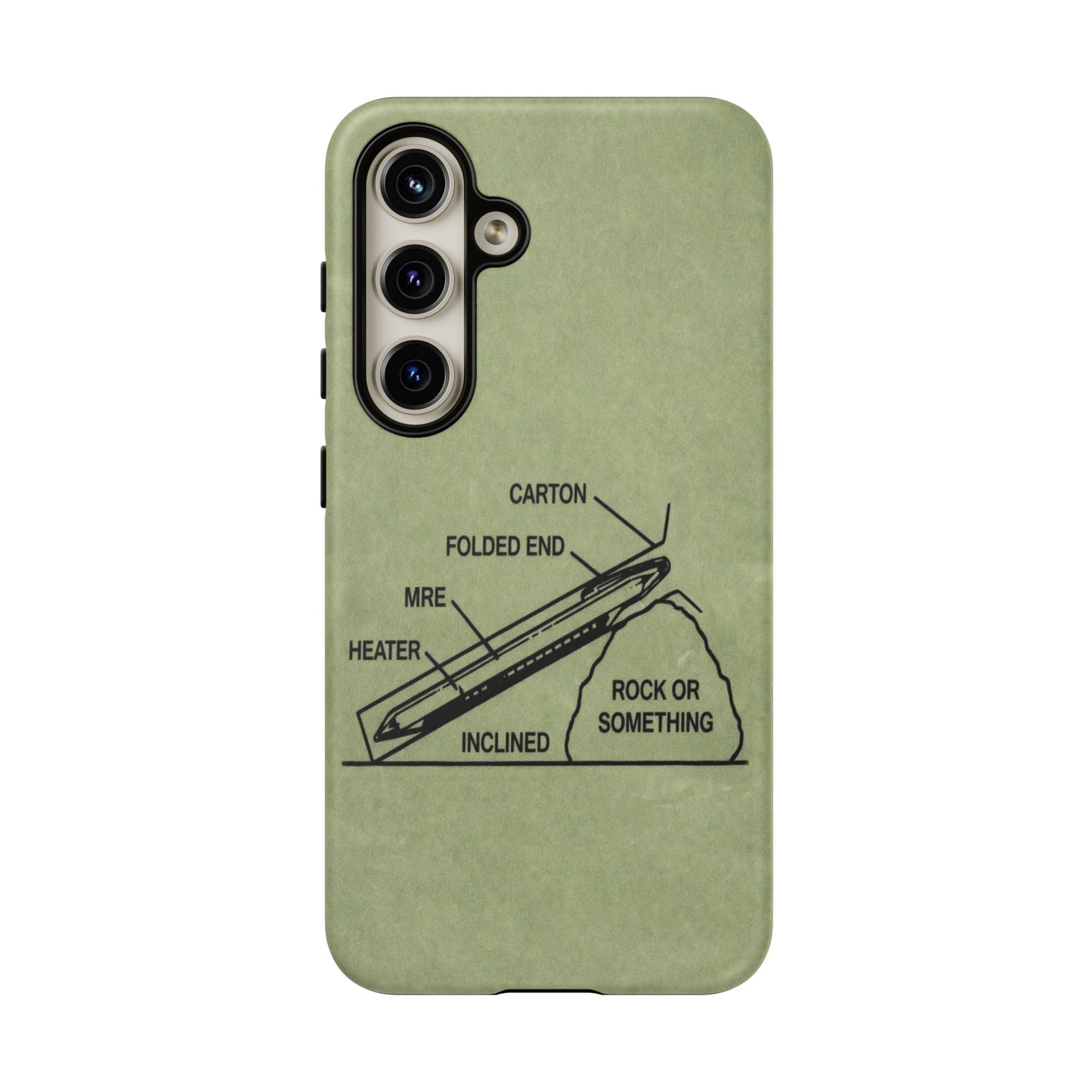 K-Factor Supply Co Rock or Something Mk 1 Tough Android Case Samsung Galaxy S24 / Matte