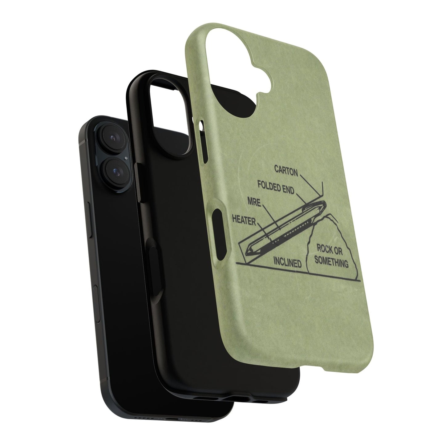 K-Factor Supply Co Rock or Something Mk 1 Tough Magnetic iPhone Case