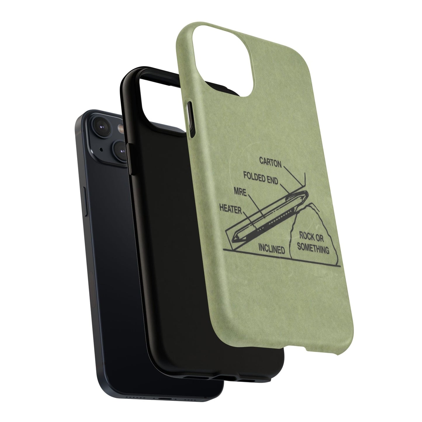 K-Factor Supply Co Rock or Something Mk 1 Tough Magnetic iPhone Case