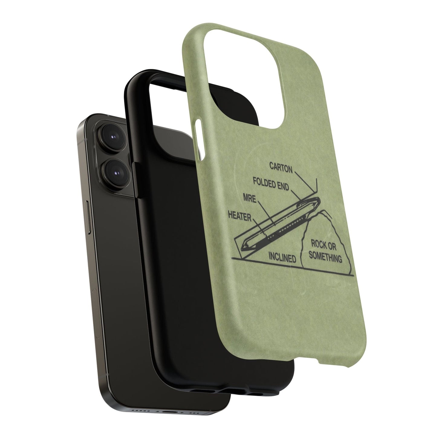 K-Factor Supply Co Rock or Something Mk 1 Tough Magnetic iPhone Case