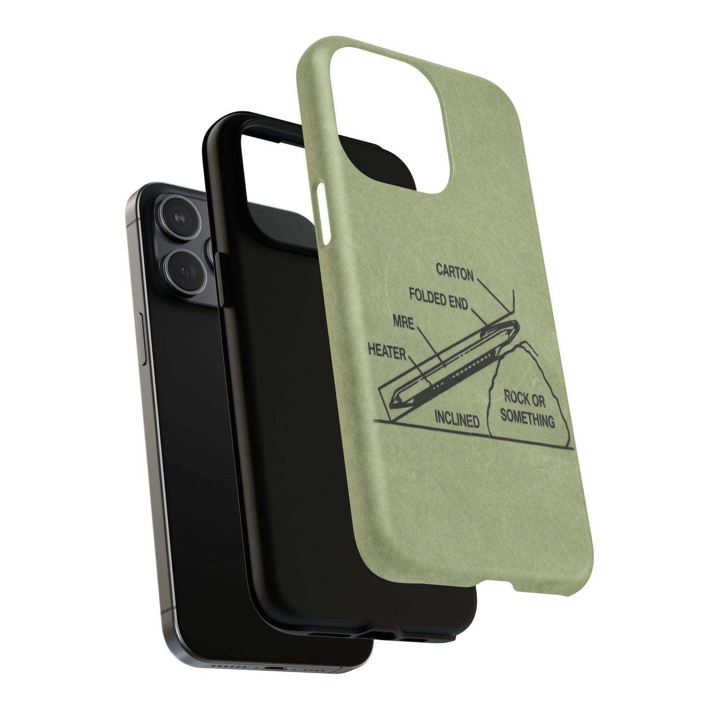 K-Factor Supply Co Rock or Something Mk 1 Tough Magnetic iPhone Case