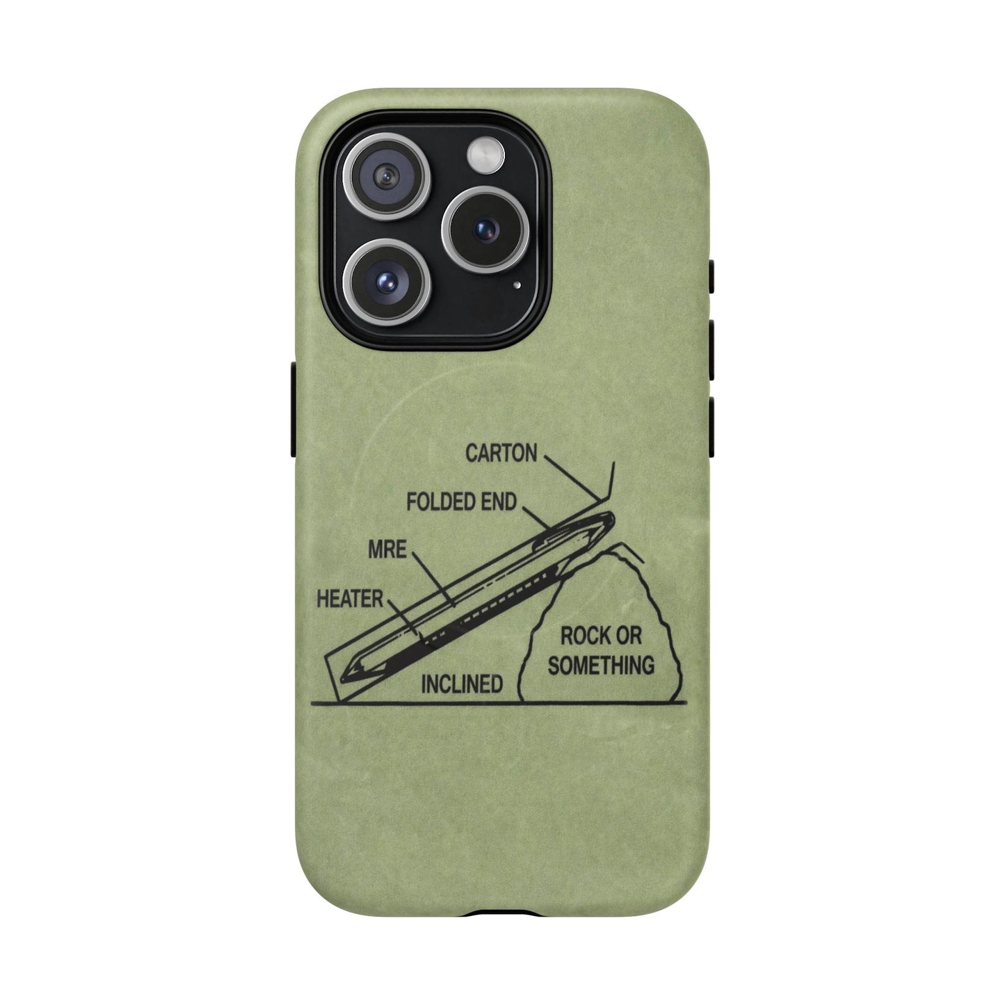 K-Factor Supply Co Rock or Something Mk 1 Tough Magnetic iPhone Case iPhone 15 Pro