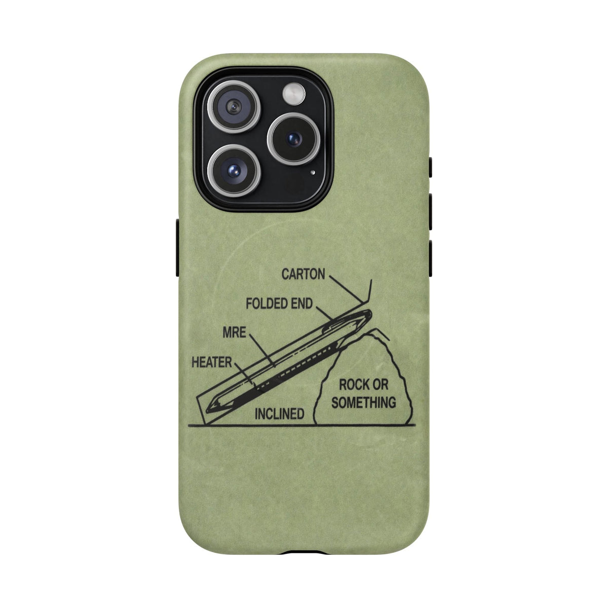 K-Factor Supply Co Rock or Something Mk 1 Tough Magnetic iPhone Case iPhone 15 Pro / Matte