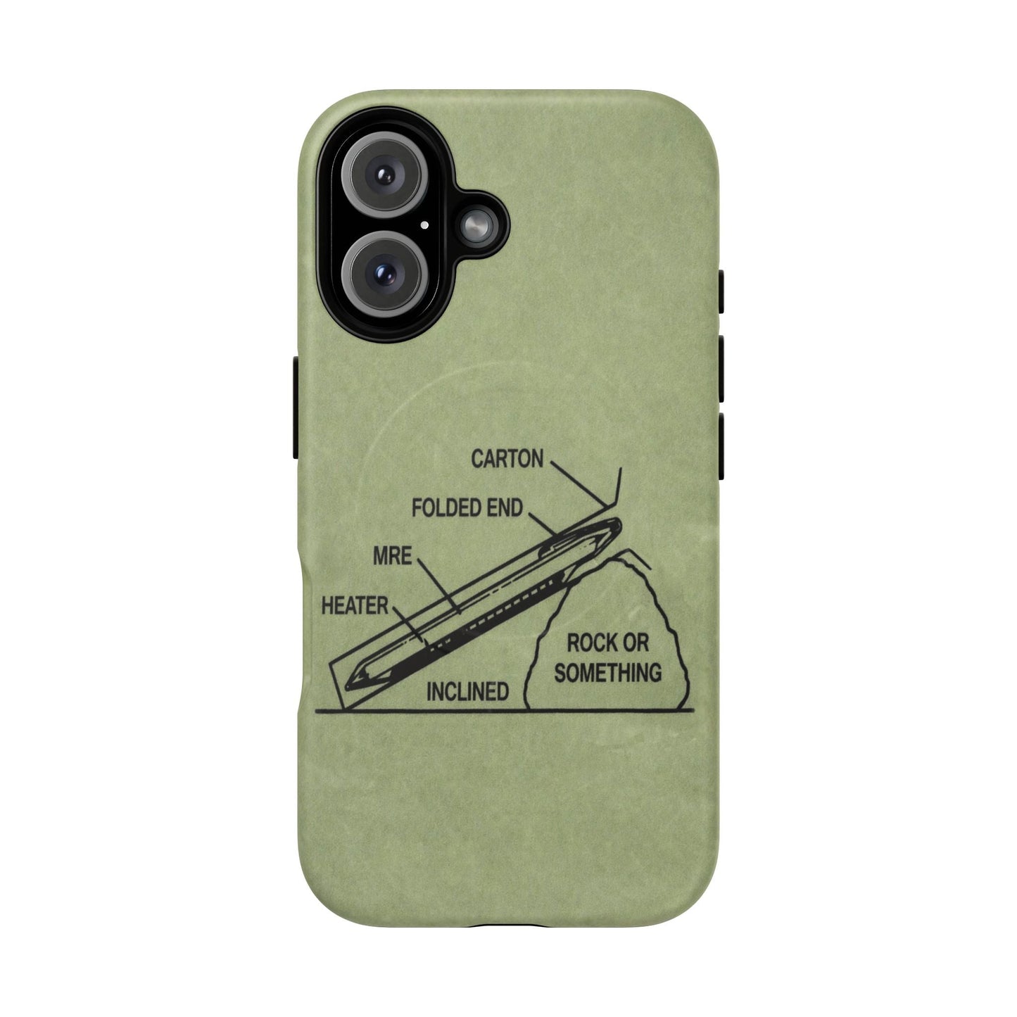 K-Factor Supply Co Rock or Something Mk 1 Tough Magnetic iPhone Case iPhone 16