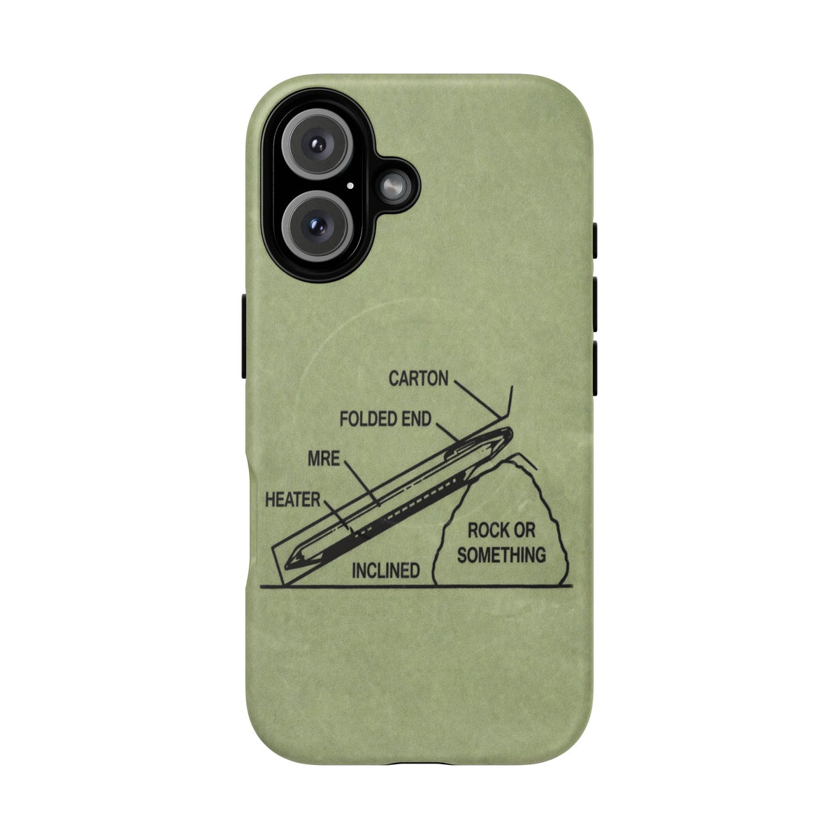 K-Factor Supply Co Rock or Something Mk 1 Tough Magnetic iPhone Case iPhone 16 / Matte