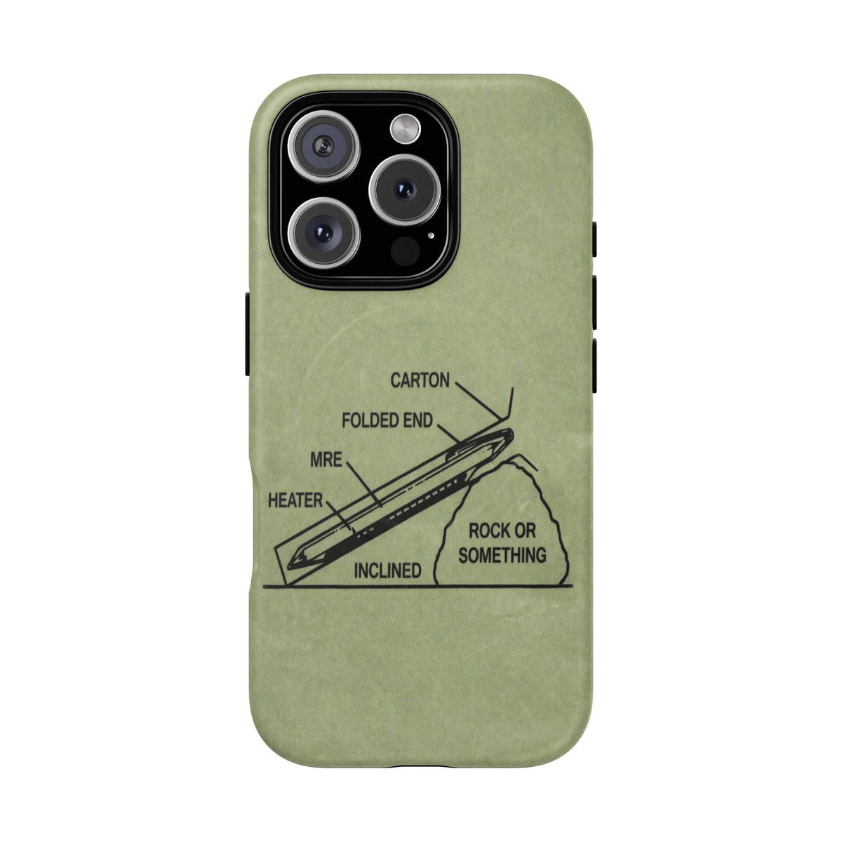 K-Factor Supply Co Rock or Something Mk 1 Tough Magnetic iPhone Case iPhone 16 Pro / Matte