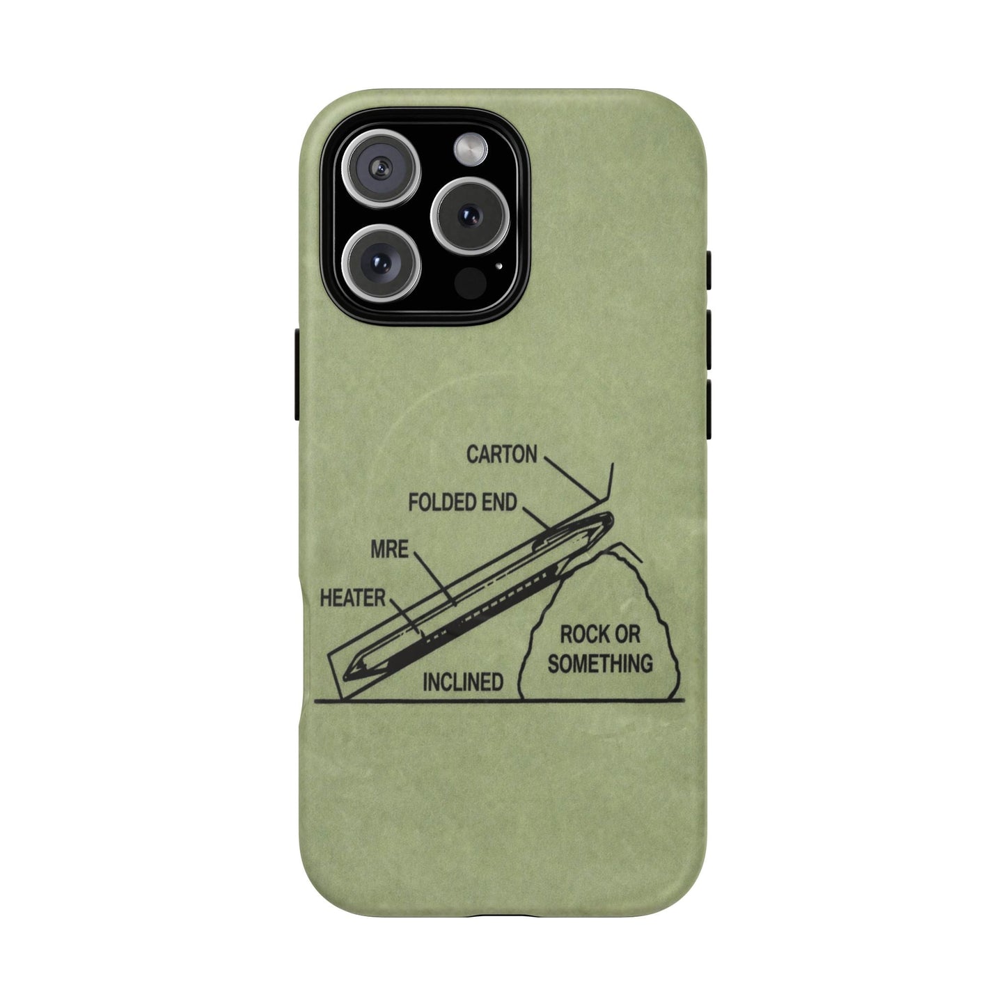 K-Factor Supply Co Rock or Something Mk 1 Tough Magnetic iPhone Case iPhone 16 Pro Max