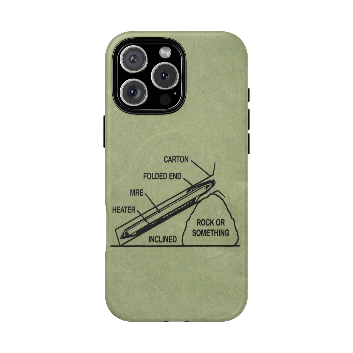 K-Factor Supply Co Rock or Something Mk 1 Tough Magnetic iPhone Case iPhone 16 Pro Max / Matte