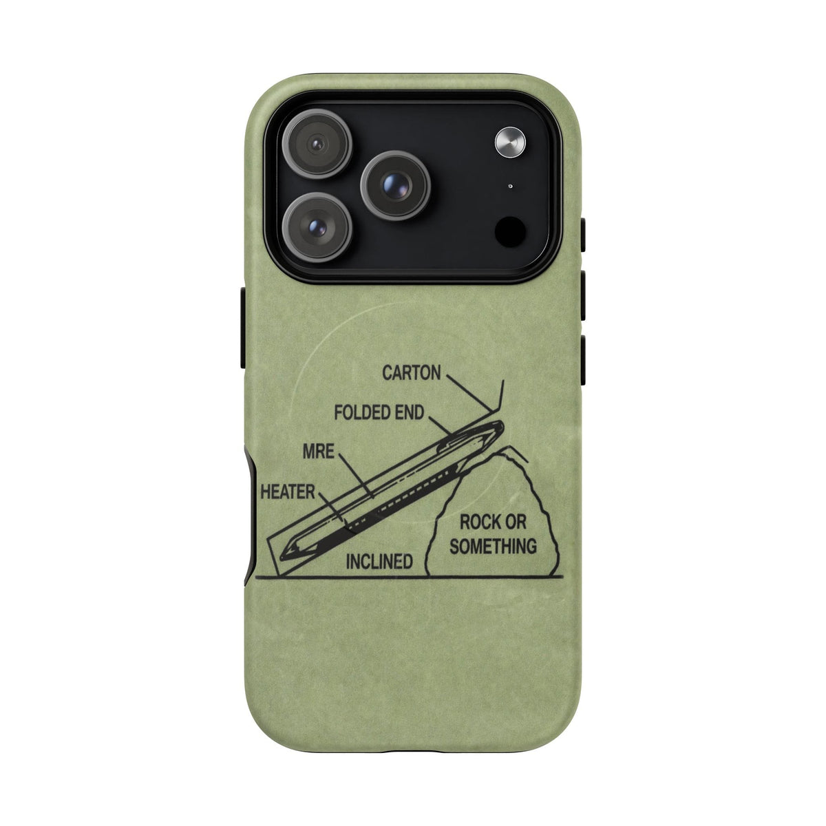 K-Factor Supply Co Rock or Something Mk 1 Tough Magnetic iPhone Case iPhone 18 Pro / Matte