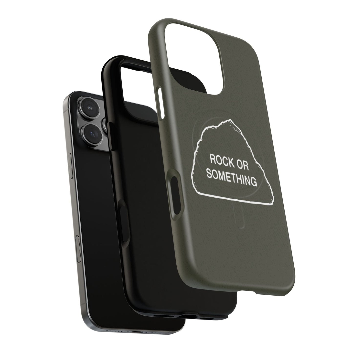 K-Factor Supply Co Rock or Something Mk 2 Tough Magnetic iPhone Case