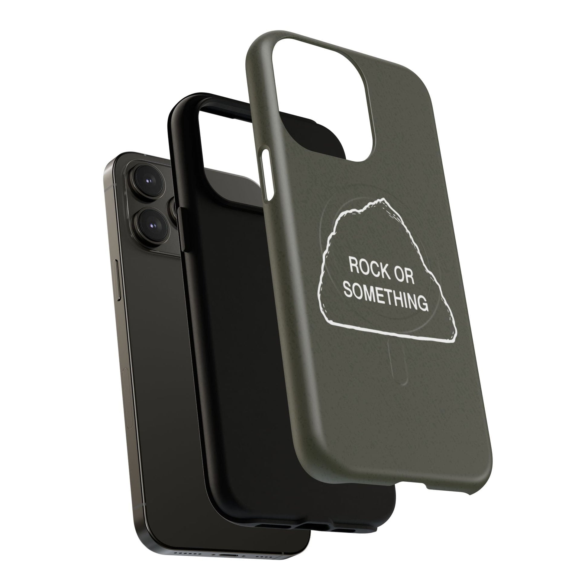 K-Factor Supply Co Rock or Something Mk 2 Tough Magnetic iPhone Case
