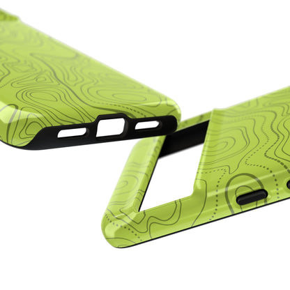 K-Factor Supply Co Signal Green Topo Tough Android Case