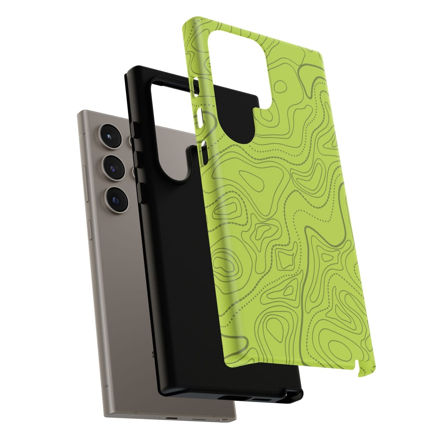 K-Factor Supply Co Signal Green Topo Tough Android Case