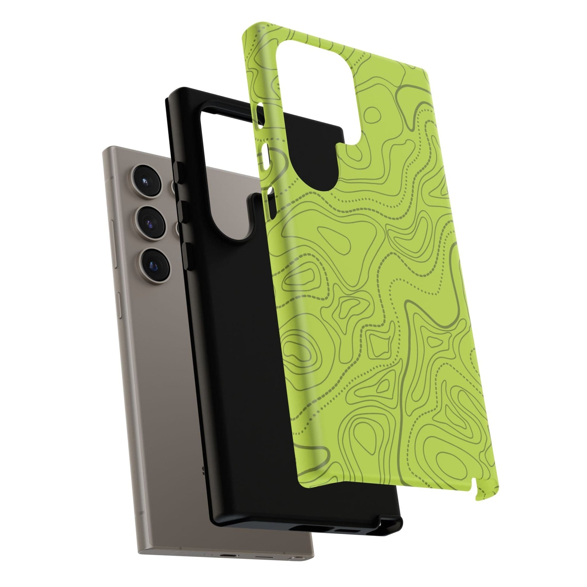 K-Factor Supply Co Signal Green Topo Tough Android Case