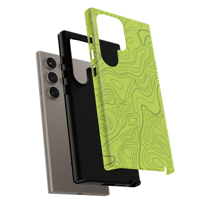 K-Factor Supply Co Signal Green Topo Tough Android Case