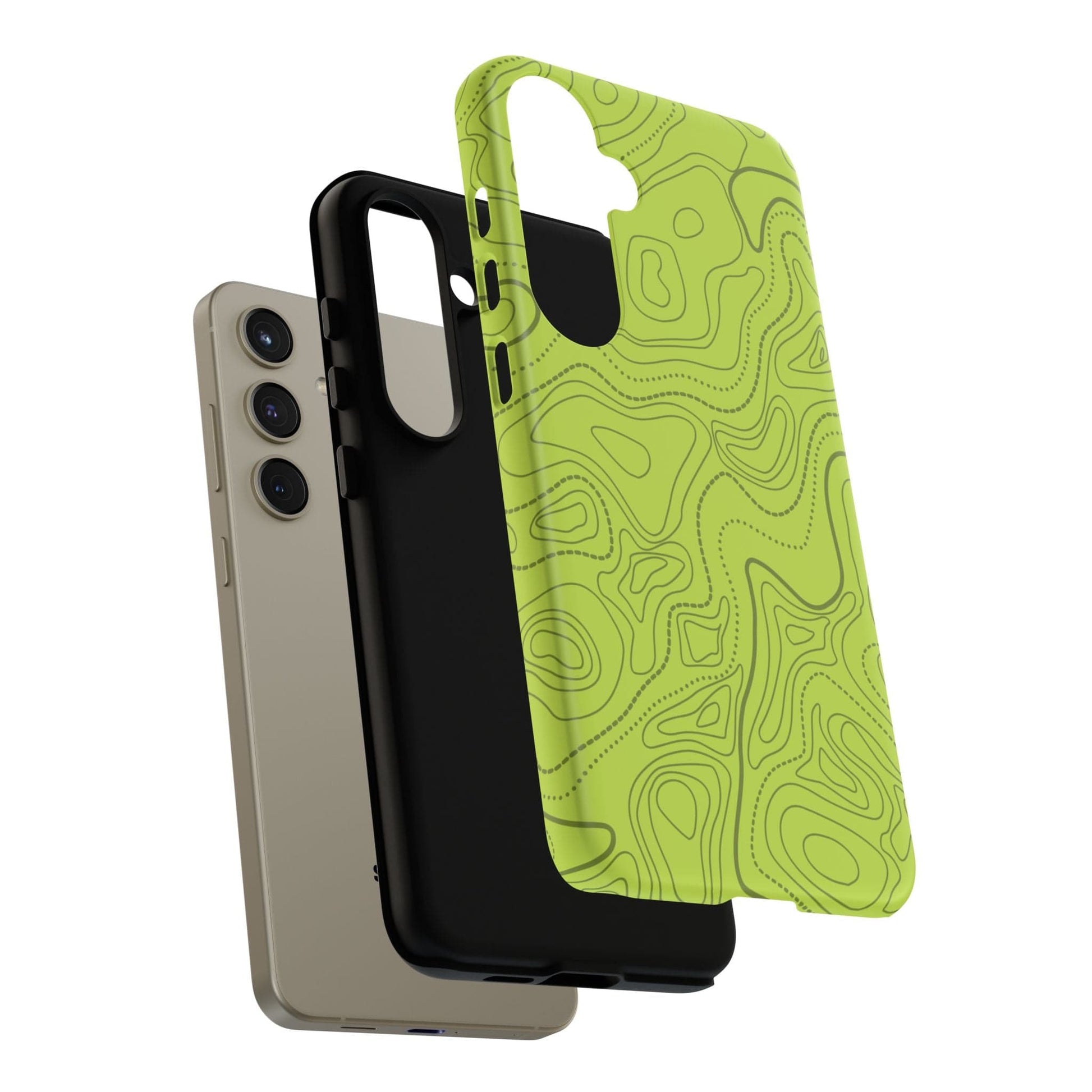 K-Factor Supply Co Signal Green Topo Tough Android Case