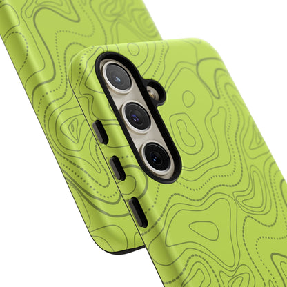 K-Factor Supply Co Signal Green Topo Tough Android Case
