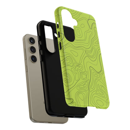 K-Factor Supply Co Signal Green Topo Tough Android Case