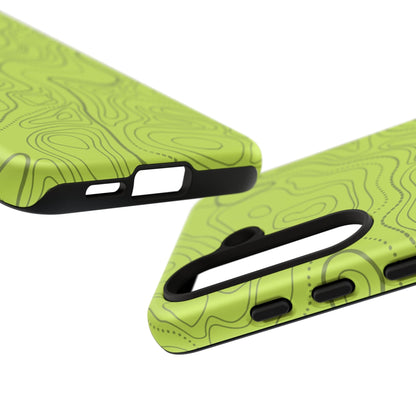 K-Factor Supply Co Signal Green Topo Tough Android Case